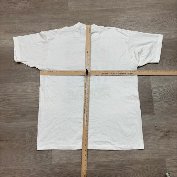 Vintage 90s Misogyny Core T*ts or Tires Gonna Have Problems Shirt Men's XL - Picture 3 of 9